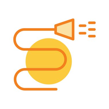 Hortum simgesi soyut bir grupta izole edildi