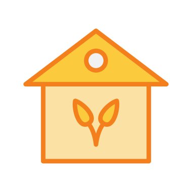 Ev simgesi soyut bir grupta izole edildi