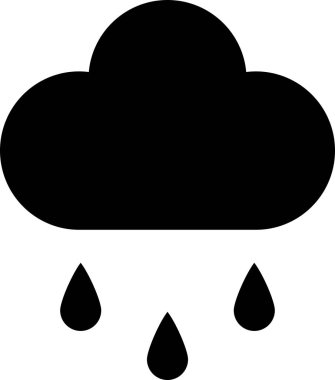 Bulut simgesi soyut arkaplan grubunda izole edildi