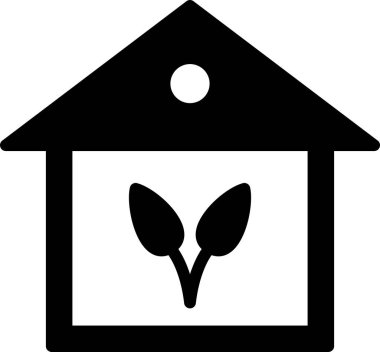 Ev simgesi soyut bir grupta izole edildi