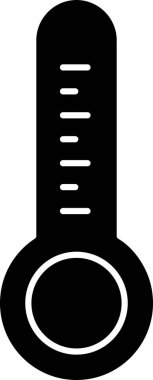 Soyut grupta izole edilmiş sıcaklık simgesi