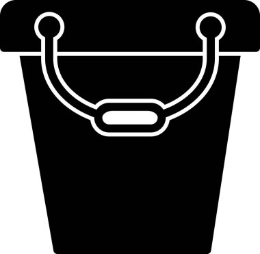 Kova Simgesi Soyut Arka Gruplandırmada İzole Edildi