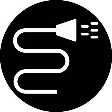 Hortum simgesi soyut bir grupta izole edildi