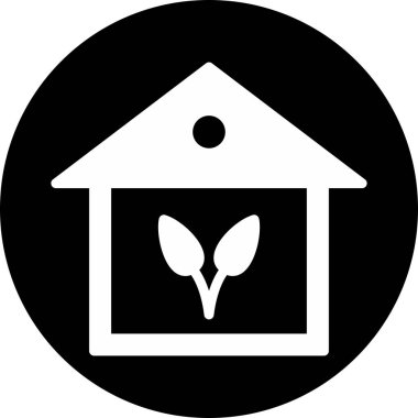 Ev simgesi soyut bir grupta izole edildi