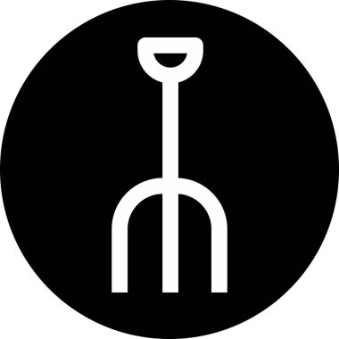 Pitchfork simgesi soyut bir grupta izole edildi