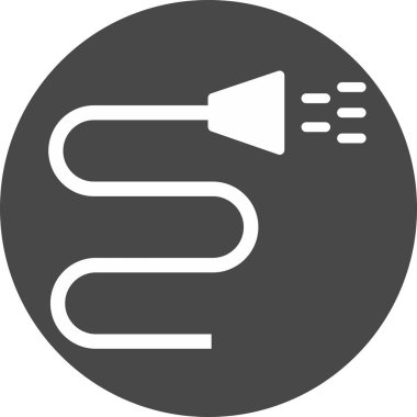 Hortum simgesi soyut bir grupta izole edildi