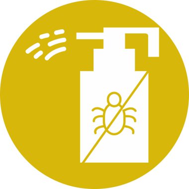 Soyut arka grupta fıskiye simgesi izole edildi