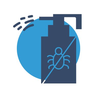 Soyut arka grupta fıskiye simgesi izole edildi