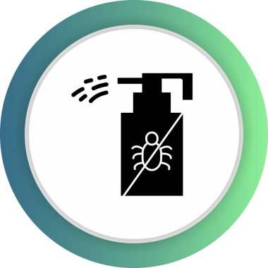 Soyut arka grupta fıskiye simgesi izole edildi