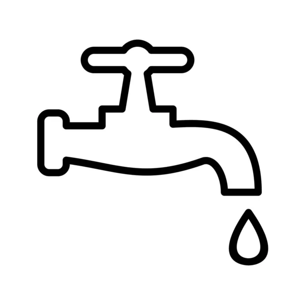 Water Tabblad Pictogram Geïsoleerd Abstracte Backgroun — Stockvector