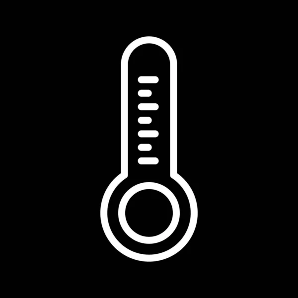 Temperatursymbol Isoliert Auf Abstraktem Hintergrund — Stockvektor