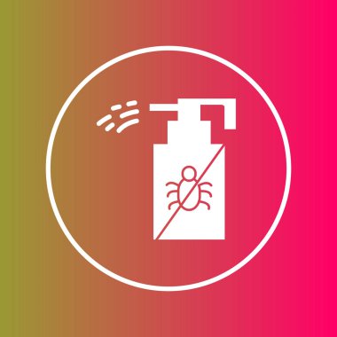 Soyut arka grupta fıskiye simgesi izole edildi