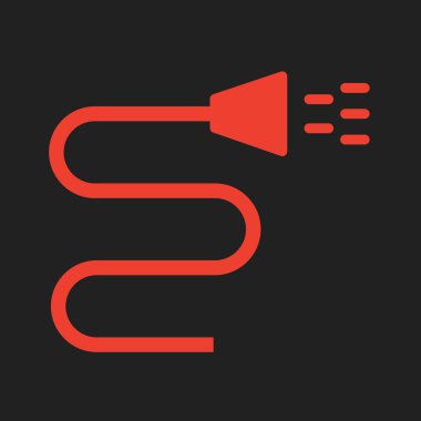 Hortum simgesi soyut bir grupta izole edildi