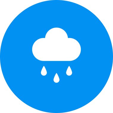 Bulut simgesi soyut arkaplan grubunda izole edildi