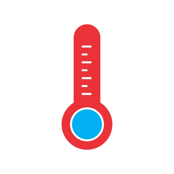 Ícone Temperatura Isolado Backgroun Abstrato — Vetor de Stock