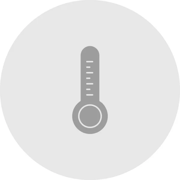 Εικονίδιο Θερμοκρασίας Απομονωμένο Αφηρημένο Backgroun — Διανυσματικό Αρχείο