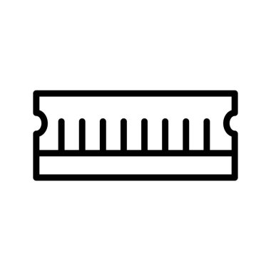  Soyut arkaplanda ram simgesi izole edildi