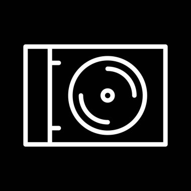 dvd simgesi soyut arkaplanda izole edildi