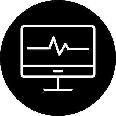 Lcd simgesi soyut arkaplanda izole edildi
