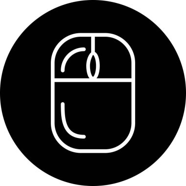 Fare simgesi soyut arkaplanda izole edildi