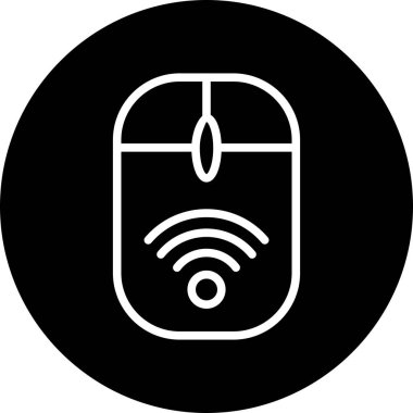 soyut arkaplanda kablosuz simge izole edildi