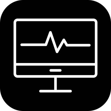 Lcd simgesi soyut arkaplanda izole edildi