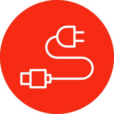 Soyut arkaplanda kablo simgesi yükleniyor