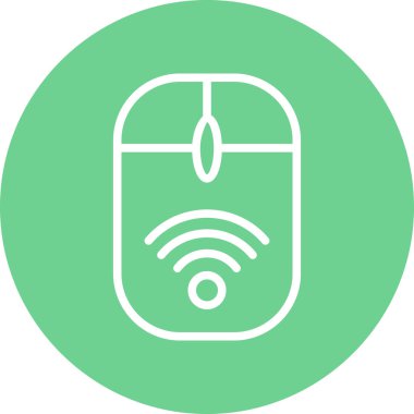 soyut arkaplanda kablosuz simge izole edildi