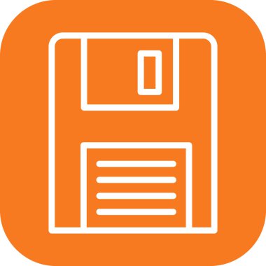 Soyut arkaplanda izole edilmiş disket simgesi