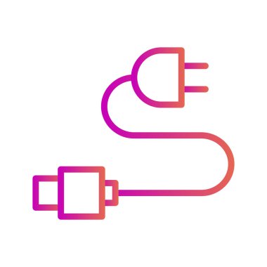 Soyut arkaplanda kablo simgesi yükleniyor