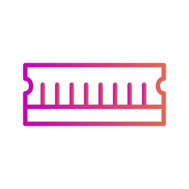  Soyut arkaplanda ram simgesi izole edildi