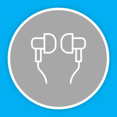 El özgür simgesi soyut arkaplanda izole edildi