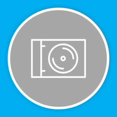 dvd simgesi soyut arkaplanda izole edildi