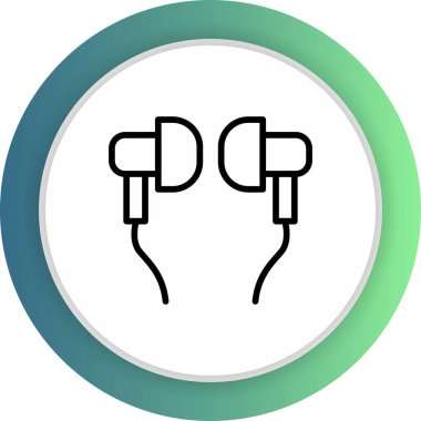 El özgür simgesi soyut arkaplanda izole edildi