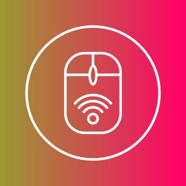 soyut arkaplanda kablosuz simge izole edildi