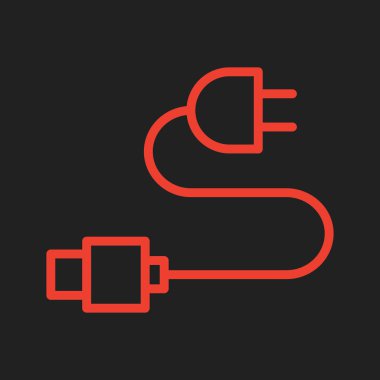 Soyut arkaplanda kablo simgesi yükleniyor