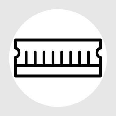  Soyut arkaplanda ram simgesi izole edildi