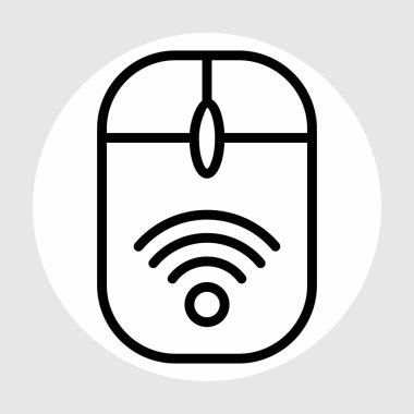 soyut arkaplanda kablosuz simge izole edildi