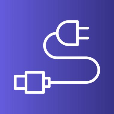 Soyut arkaplanda kablo simgesi yükleniyor