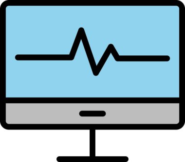 Lcd simgesi soyut arkaplanda izole edildi
