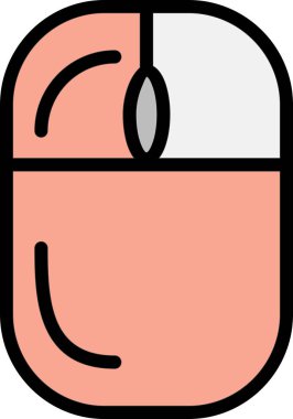 Fare simgesi soyut arkaplanda izole edildi