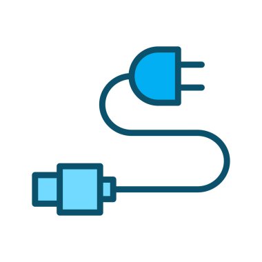 Soyut arkaplanda kablo simgesi yükleniyor