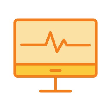 Lcd simgesi soyut arkaplanda izole edildi