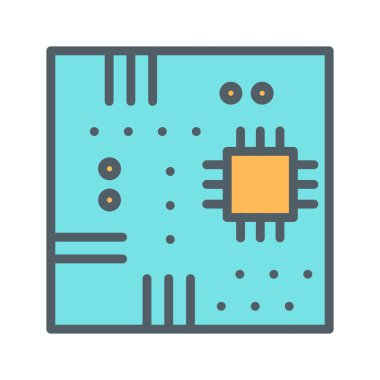 Soyut arkaplanda ana kart simgesi izole edildi