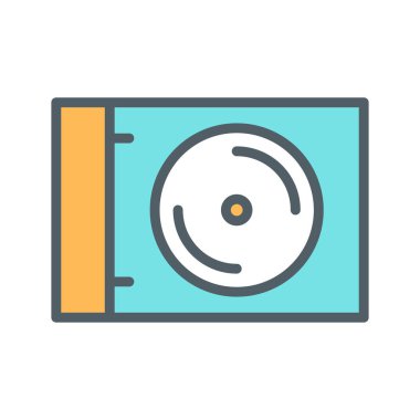 dvd simgesi soyut arkaplanda izole edildi