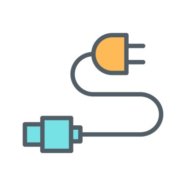 Soyut arkaplanda kablo simgesi yükleniyor