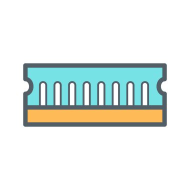  Soyut arkaplanda ram simgesi izole edildi