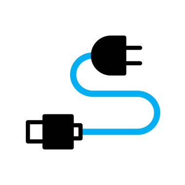 Soyut arkaplanda kablo simgesi yükleniyor