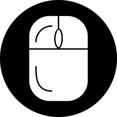 Fare simgesi soyut arkaplanda izole edildi