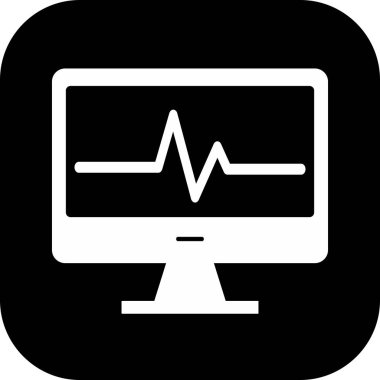 Lcd simgesi soyut arkaplanda izole edildi